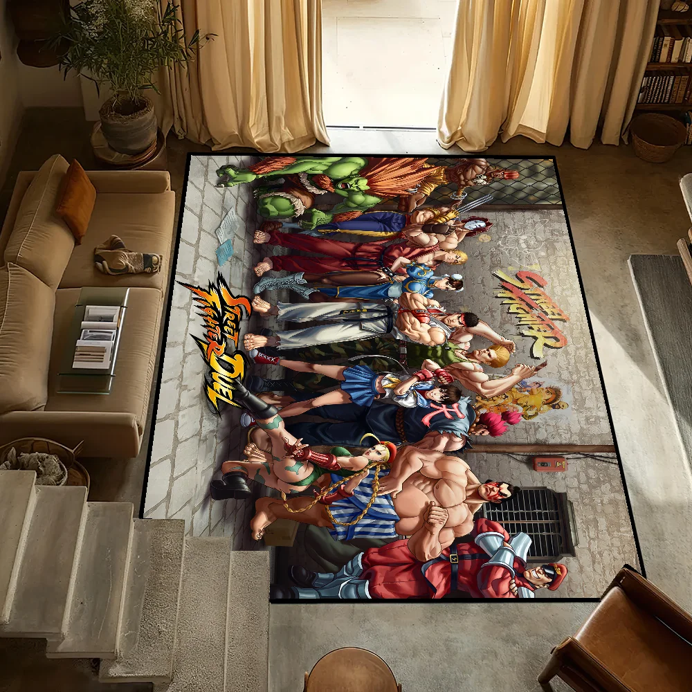 Game S-Street Fighter small carpet Bedside Kitchen Bath Living Home House Bedroom Floor Mat Doormat Large Carpet Rug Decoration
