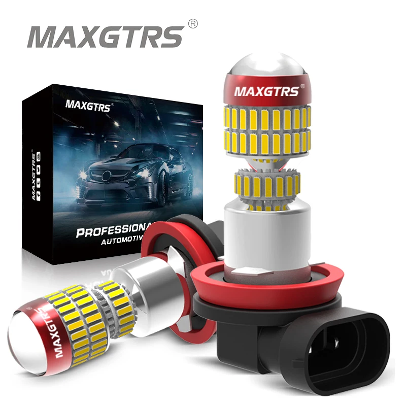 2x H8 H11 9005 9006 HB3 HB4 H16 78 SMD 4014 Chips Car LED Light Fog Lamp LED Bulb Daytime Runing Light DRL White Yellow Ice Blue