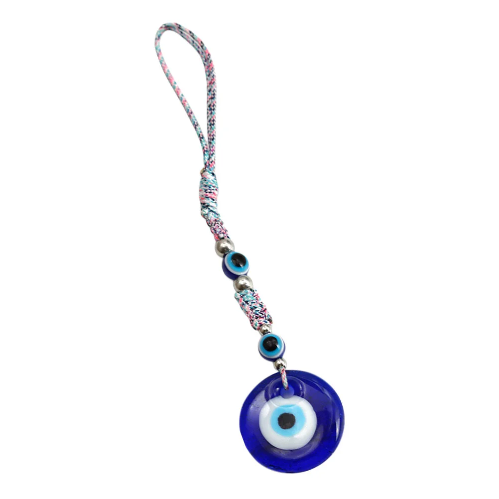 Carry on Bag for Men Islamic Blue Eye Keychain Pendant Keychains Hanging Decor Rings