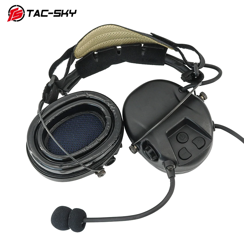 TS TAC-SKY DSP H302 Outdoor Tactical Hunting Shooting Sports Noise Reduction, Audio, and Hearing Protection Module Headset