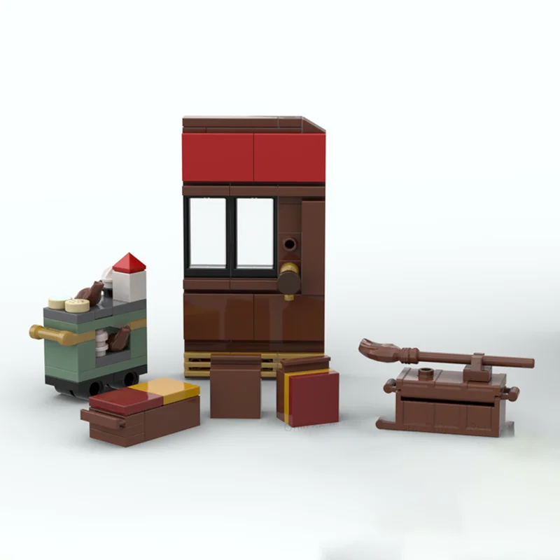 نموذج الفيلم الشعبي Moc بنة المطبخ السحري وحدات بناء نموذج التكنولوجيا الطوب لتقوم بها بنفسك تجميع لعبة عطلة مجموعة الهدايا #4