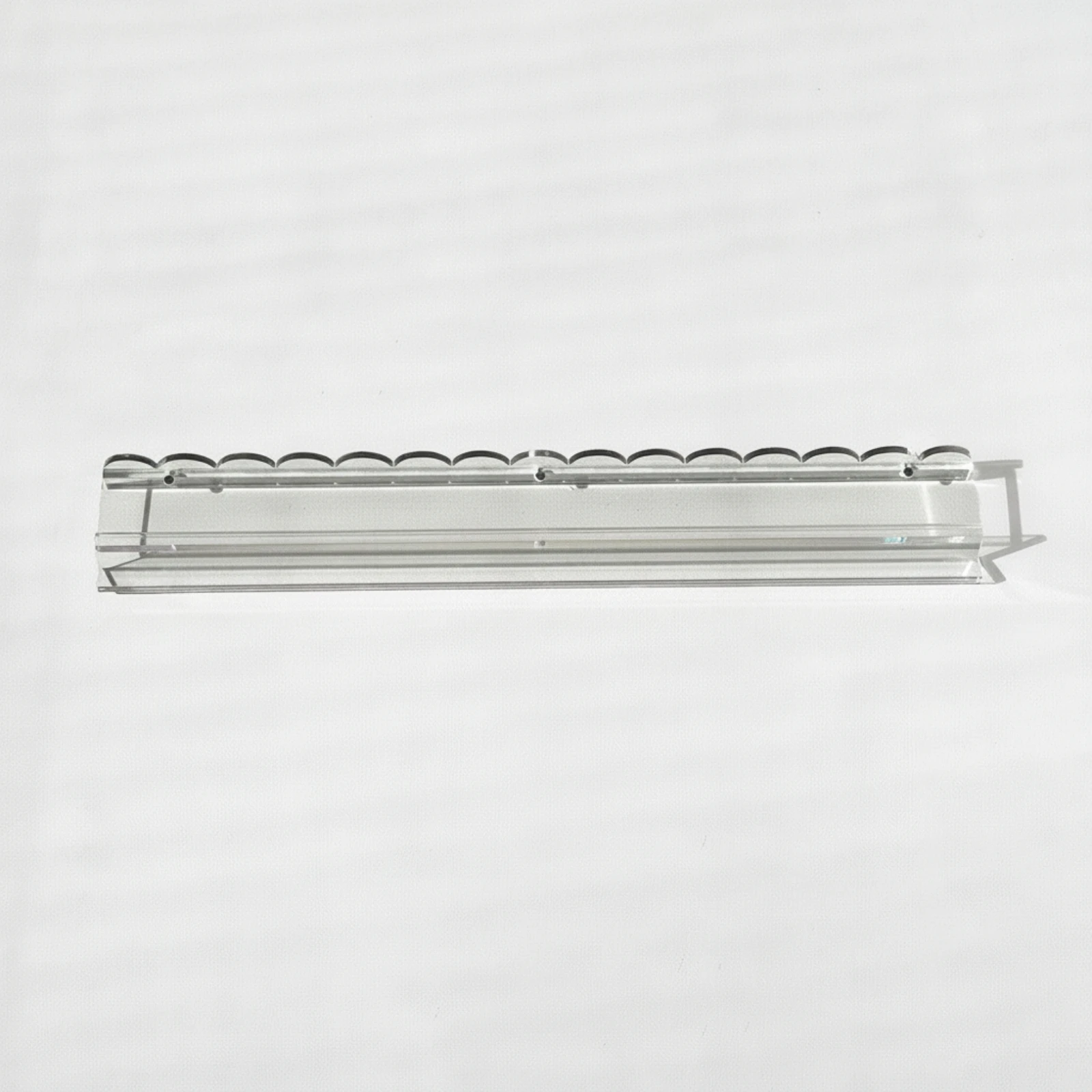 Acrylic Mahjong Tile-Pushing Ruler Modern Mahjong Push Ruler Game Accessory Lightweight Sleek for Tabletop Play
