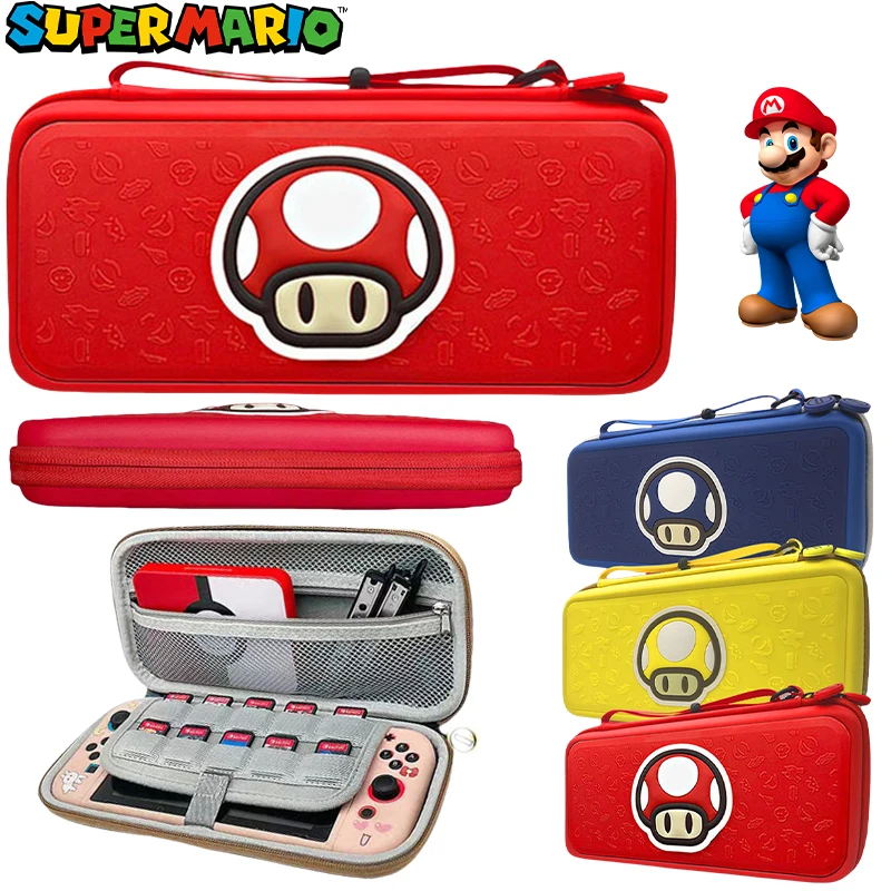 

Super Mario Cartoon Switch Storage Bag for Nintendo Switch 2 Relief Protective Case Waterproof Game Console Host Accessories