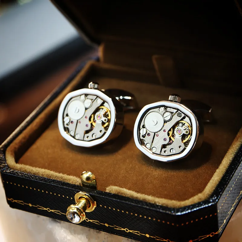 Gentleman's cufflinks, men's French shirt, sleeve studs, suit cufflinks, premium light luxury gifts