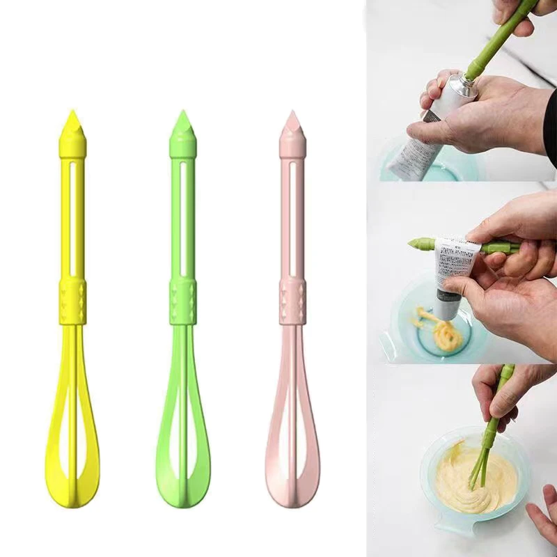 

Professional Plastic Hairdressing Cream Whisk Hair Color Mixer Stirrer Hair Dyeing Brush Salon Styling Tools Barber Accessories