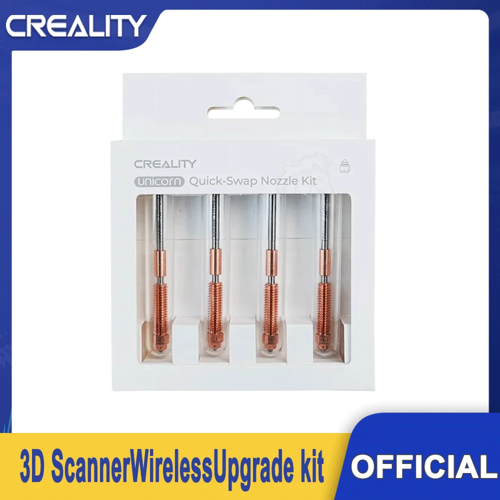 

Creality K1 Max_K1C_Ender-3 V3 Unicorn Quick-Swap Nozzle Kit Upgraded 4PCS Hardened Steel Nozzles 0.4/0.6/0.8mm High-Speed