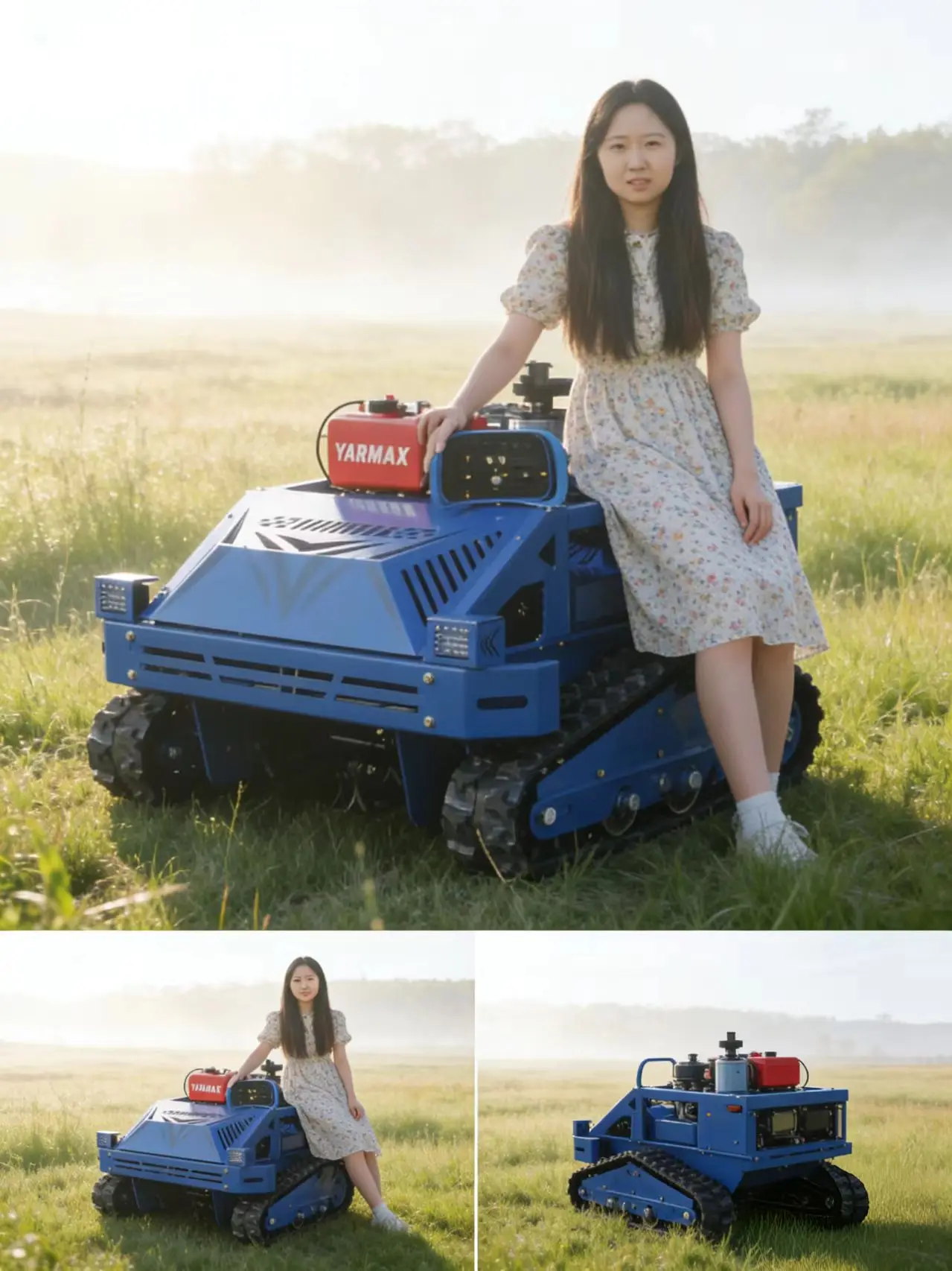 

Customized Remote Smart Lawn Mower Anti-Collision Auto Weeding Home Planning for Villa