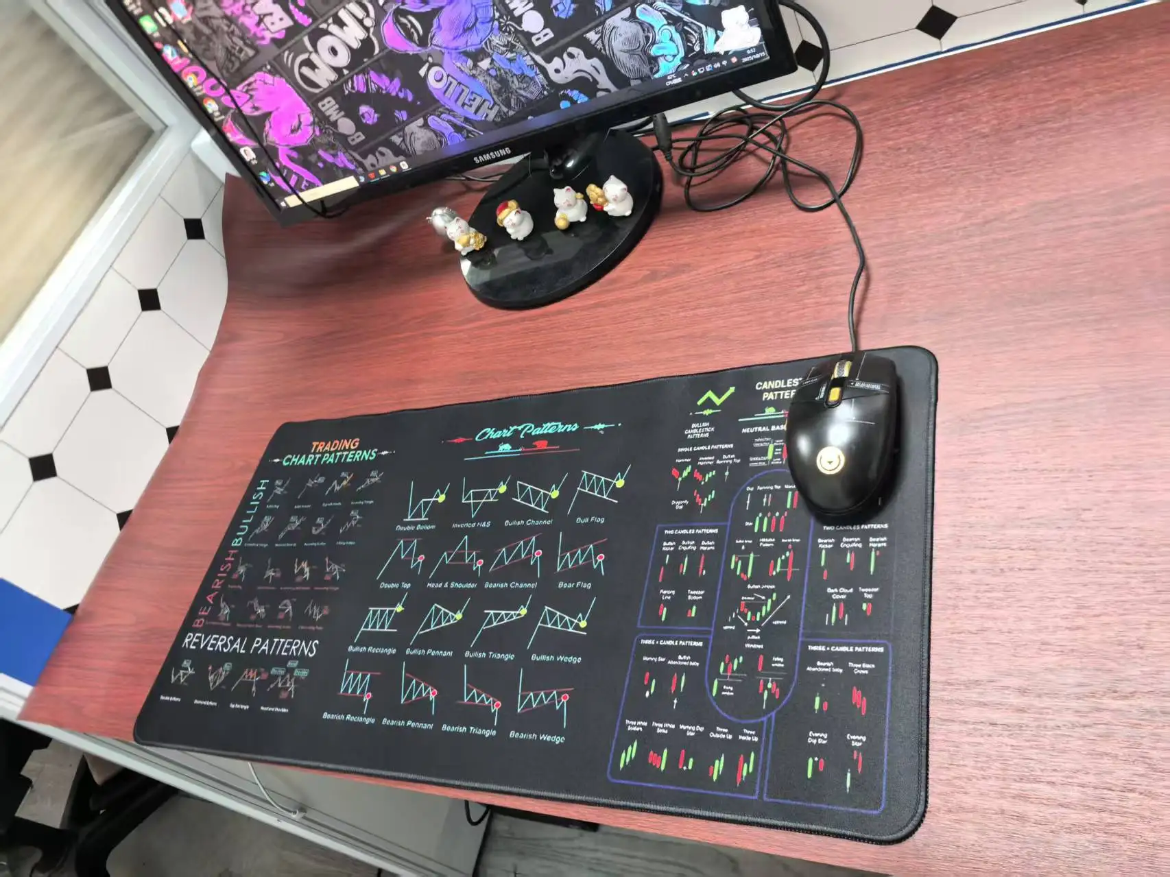 لوحة الماوس سوق الأسهم تداول ماوس حصيرة كبيرة XXL ماوس ألعاب مكتب حصيرة المنزل مكتب مكتب الوسادة الملحقات ماوس حصيرة الألعاب الكمبيوتر