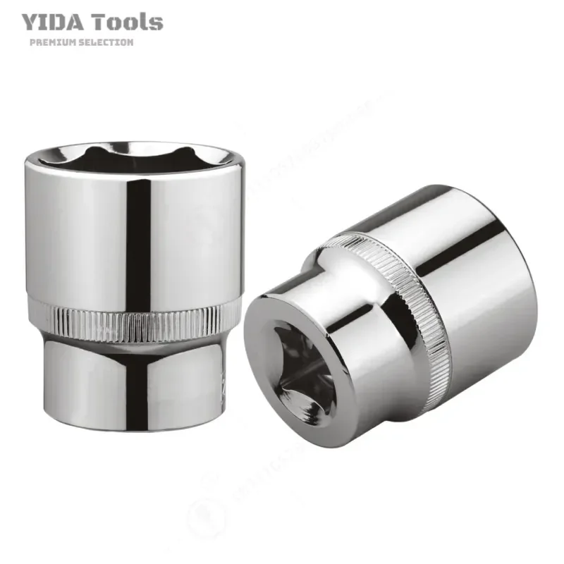 1/4 Inch Short Sleeve Hex Socket 6.35mm Chrome Vanadium Steel Head 4-14mm Auto Repair Tool Self-Locking Wholesale
