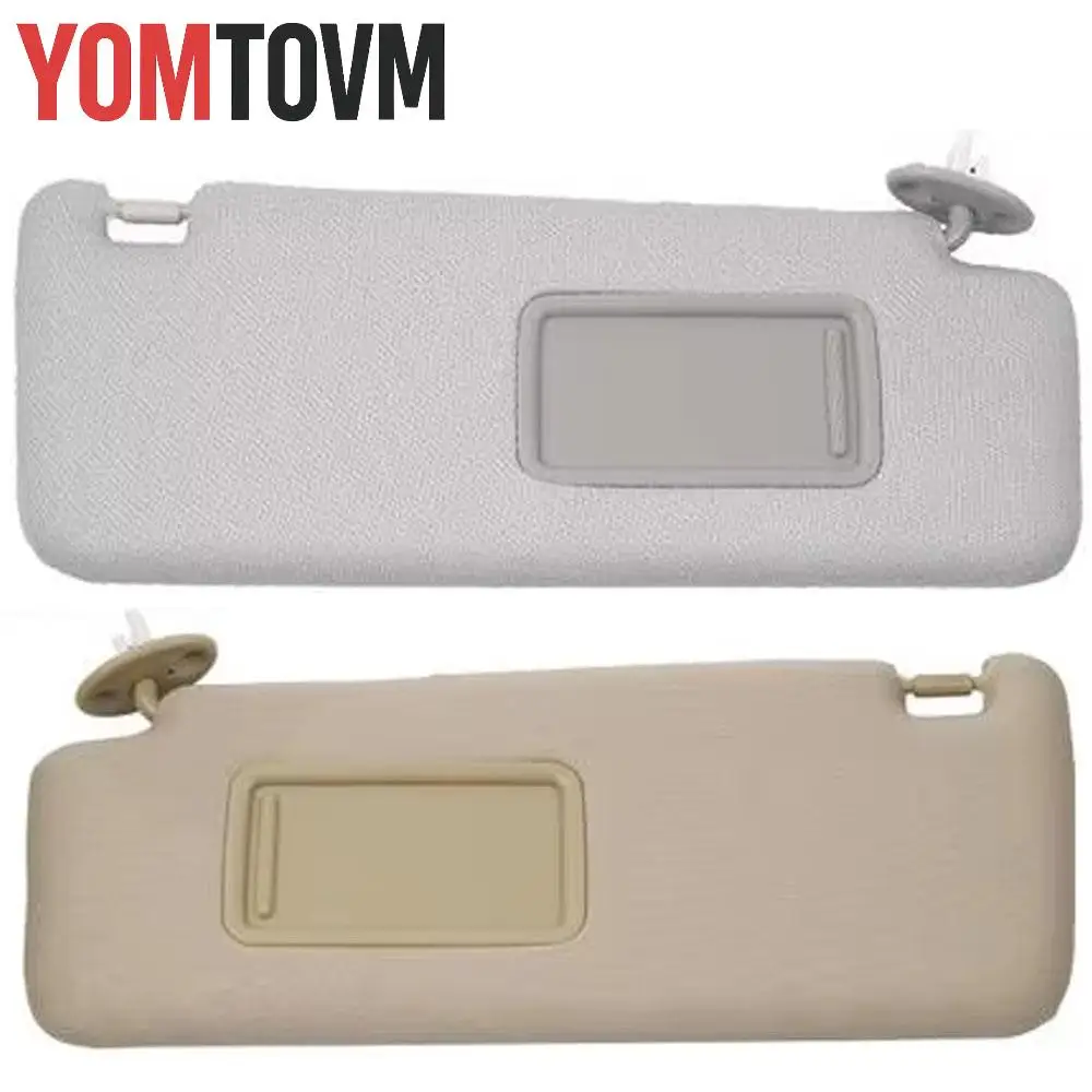 

Grey/Beige Car Sun Visor Panel with Mirror and Light for Toyota 4Runner 2010 2011 2012 2013 2014-2023 Left Hand Drive