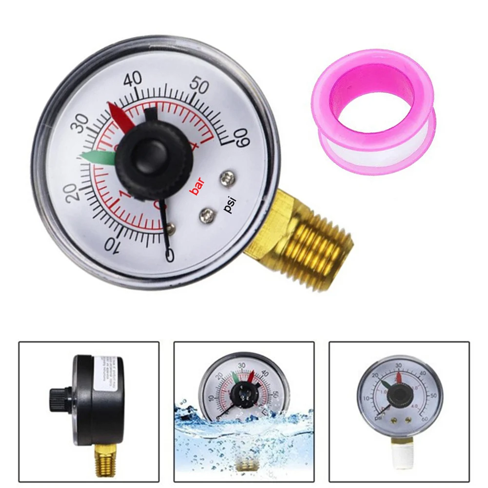 Precise Pressure Measurement Easy Spa Replacement Sturdy And Reliable For ECX271261 Compatible Pressure Gauge