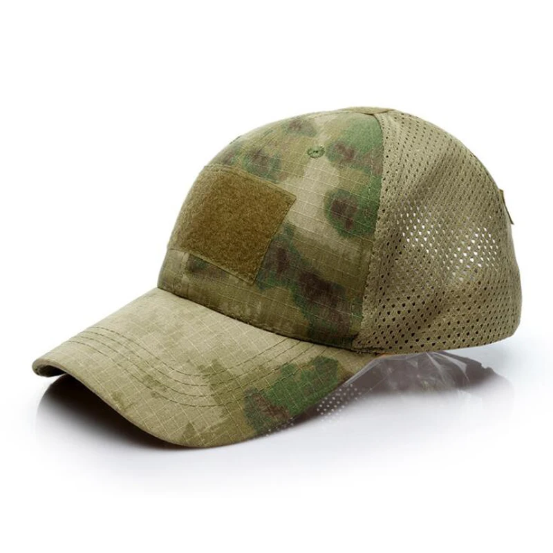 Tactical Mesh Baseball Cap Fishing Camo FG Caps Men Outdoor Hunting Camouflage Jungle Hat Airsoft Tactical Hiking Casquette Hats