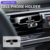 Gravity Car Phone Holder Air Vent GPS Mount Mobile Cell Stand For Volvo C30 C70 S60 S80 S90 V40 V50 V60 V70 V90 XC40 XC60 XC70