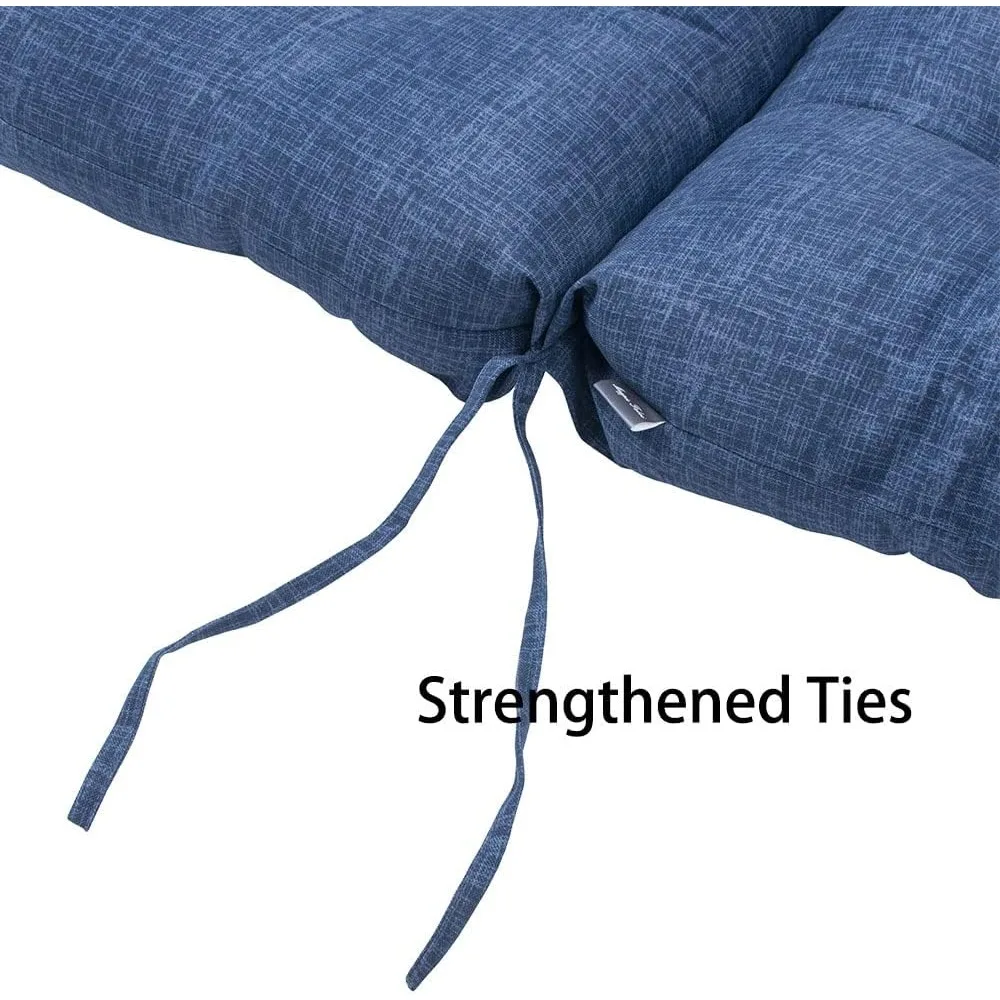 مجموعة وسائد كرسي بظهر مرتفع من MAGPIE FABRICS للاستخدام الداخلي/الخارجي مكونة من قطعتين، كرسي هزاز مقاوم للماء للجلوس العميق في الهواء الطلق #6