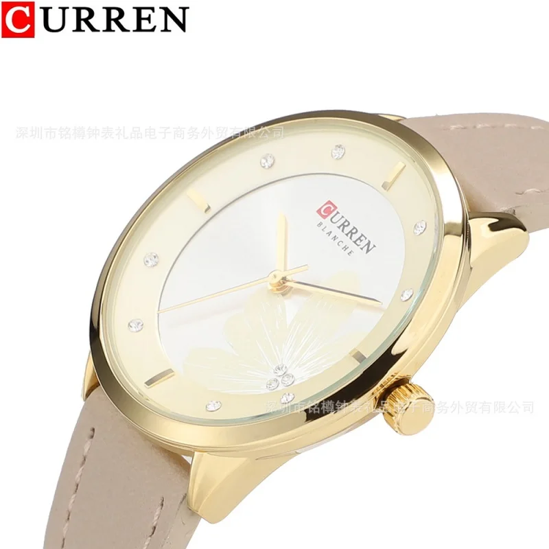 Curren 9048 Women's Watch Waterproof Quartz Watch Fashion Women's Watches Casual Belt Watch