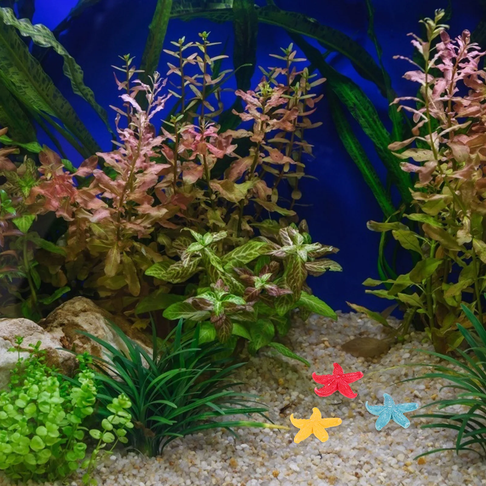 

6Pcs Resin Coral Aquarium Decoration Assorted Colors Natural Scenery Ornament Fish Tank Decor Salt Freshwater Landscape