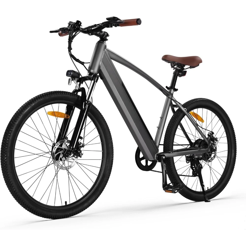 

Electric Mountain Bike Removable Built in Battery, 350W(Peak 500W) Brushless Motor, Bicycle with 7 Speed, Max 50 Miles