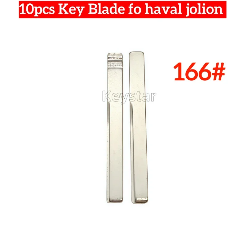 

keystar 10pcs Car Flip Key Blade 166# KD Remote Blade VVDI Blank Key Head for KD KEYDIY VVDI XHORSE Remote for Haval Jolion