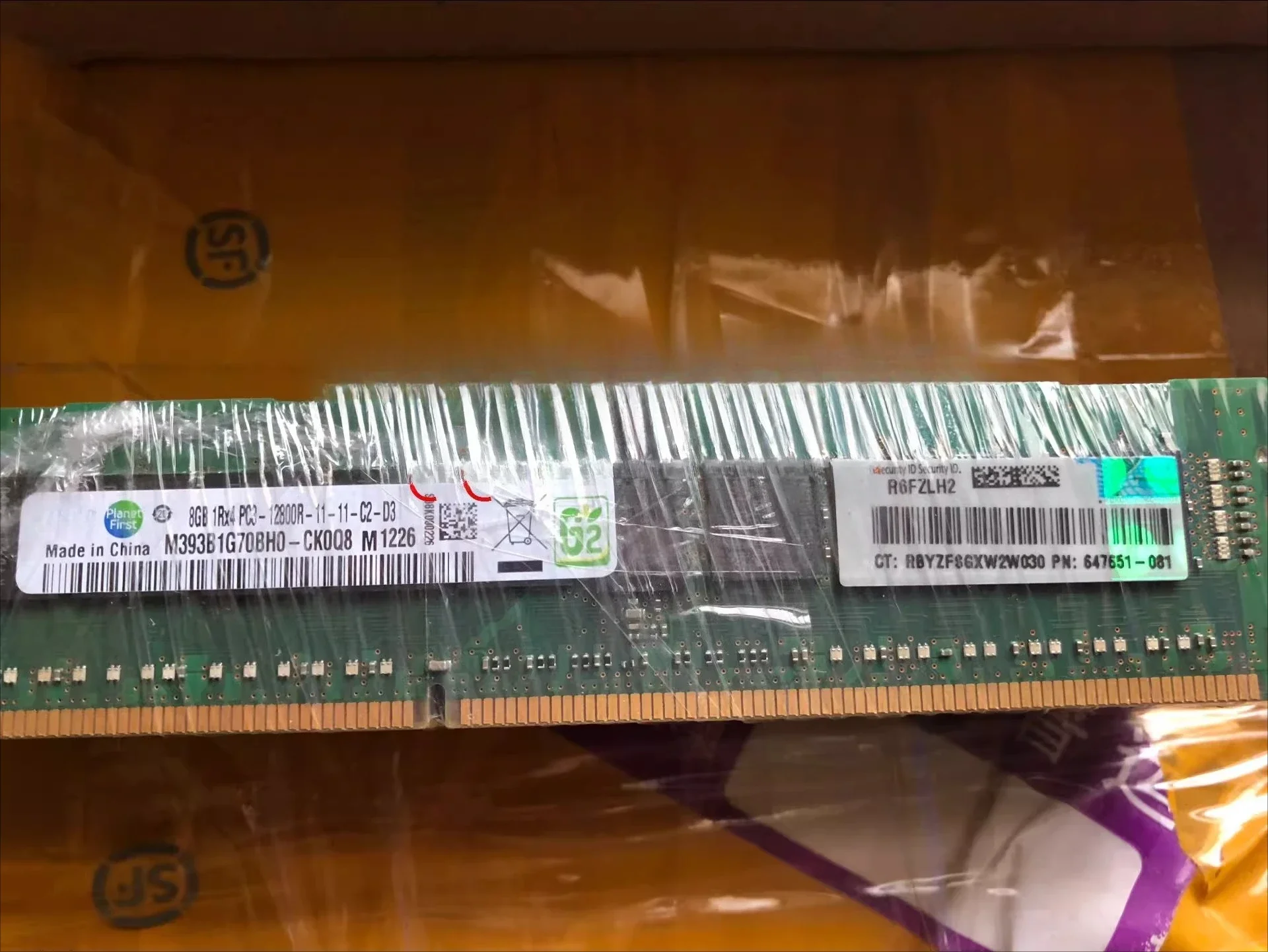 

For HP 647899-B21 664691-001 647651-081 8G 1RX4 PC3-12800R Memory