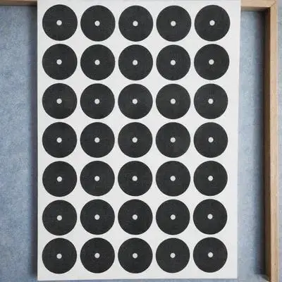

1 Sheet Reliable Pool Self-Adhesive Paper-Based Billiard Spot Stickers for Snooker Billiards Tables Daily Replacement
