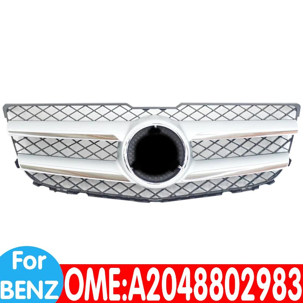 

2048802983 9982 W204 GLK220 GLK250 GLK280 GLK300 GLK350 car front bumper grille middle net grills Accessories for Mercedes Benz