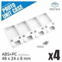 M5Stack Official Plastic Case for Proto Unit (4 pcs)