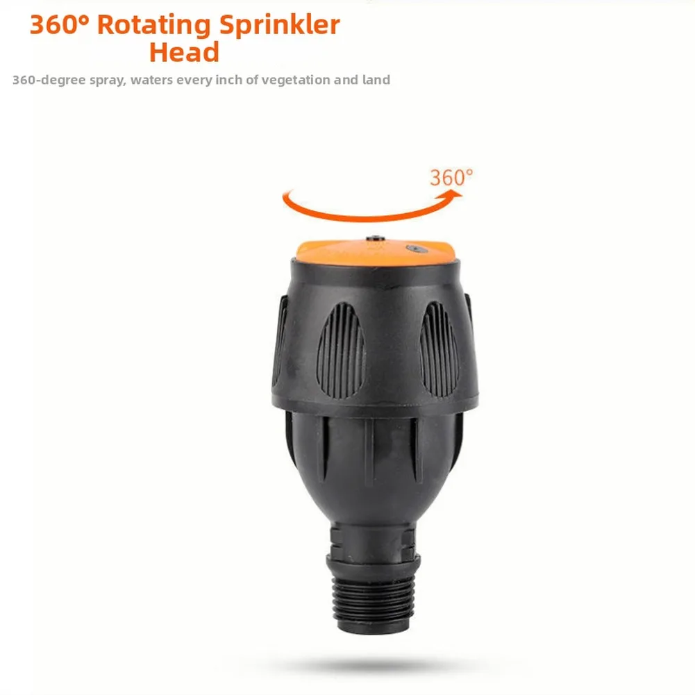 2Pcs Garden Rotary Sprinkler 1/2 Inch Male Thread Water Sprayer Nozzle Garden Lawns Gardens And Farms Watering Irrigation Tools