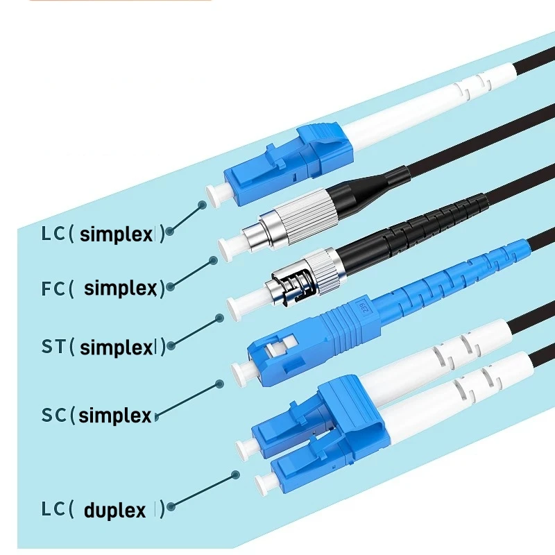 سترة ألياف بصرية مدرعة أحادية الوضع 5 مللي متر من مادة البولي يوريثان 60-120 متر حبل بصري G657A1 أحادي النواة يمكن تخصيصها 100 متر 80 متر 70 متر 90 متر