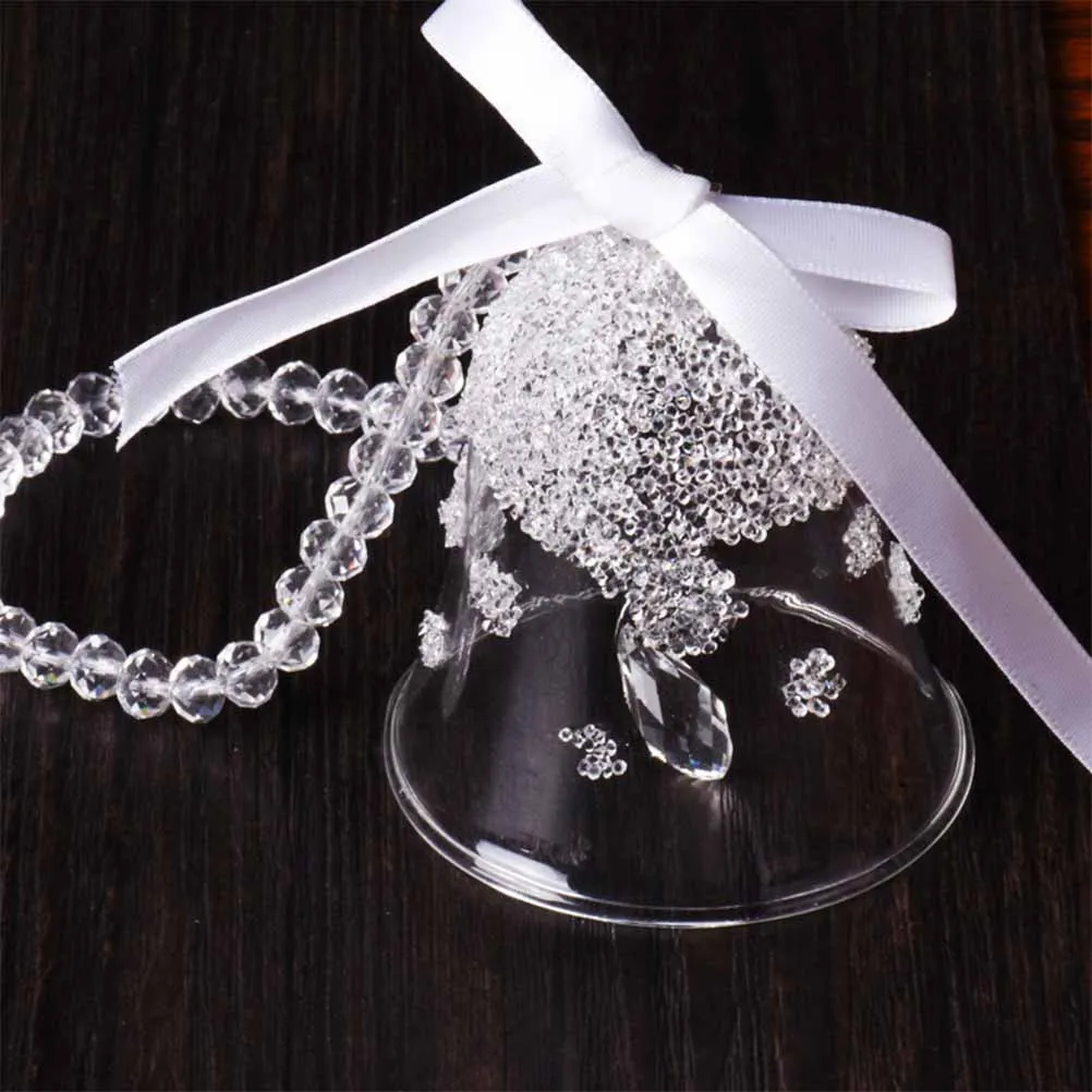 

1Set Wind Chimes Car Hanging Decorations Crystal Bells for Car Christmas Festive Wind Chime Ornaments Pendants Jewelry