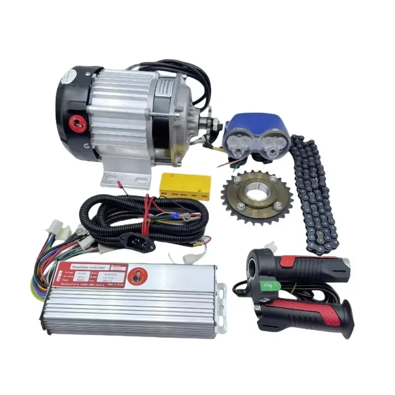 OEM ODM Factory electric car human tricycle kart conversion electric kit 48V800W motor kit