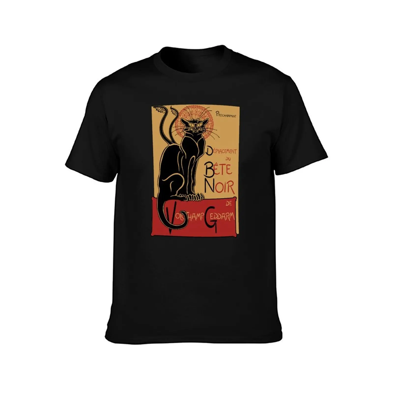 Displacer Noir T-Shirt Casual Holiday Short Sleeve Tee