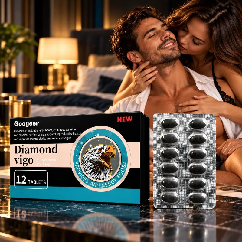 Natural Diamond Vigo Male Supplement Energy Boost Stamina Performance Reproductive Health Mental Clarity Anti Fatigue 12 Tablets