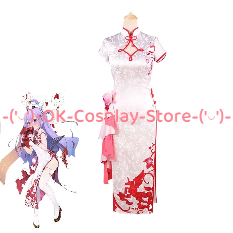 

New Gamel Azur Lane Unicorn Cosplay Costume Delux Brocade Satin Cheongsam Halloween Carnival Uniforms Custom Made