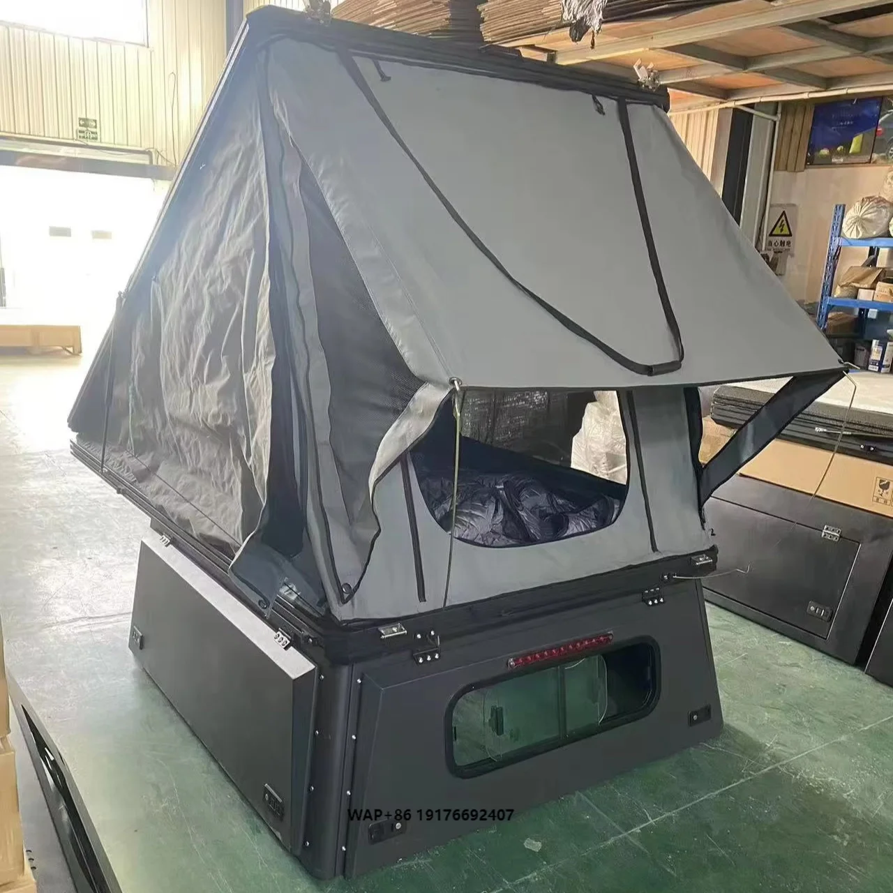 Optional Zipper Winter Liner with Stainless Hardware, 4 Season Wedge Camper Shell Roof Top Tent