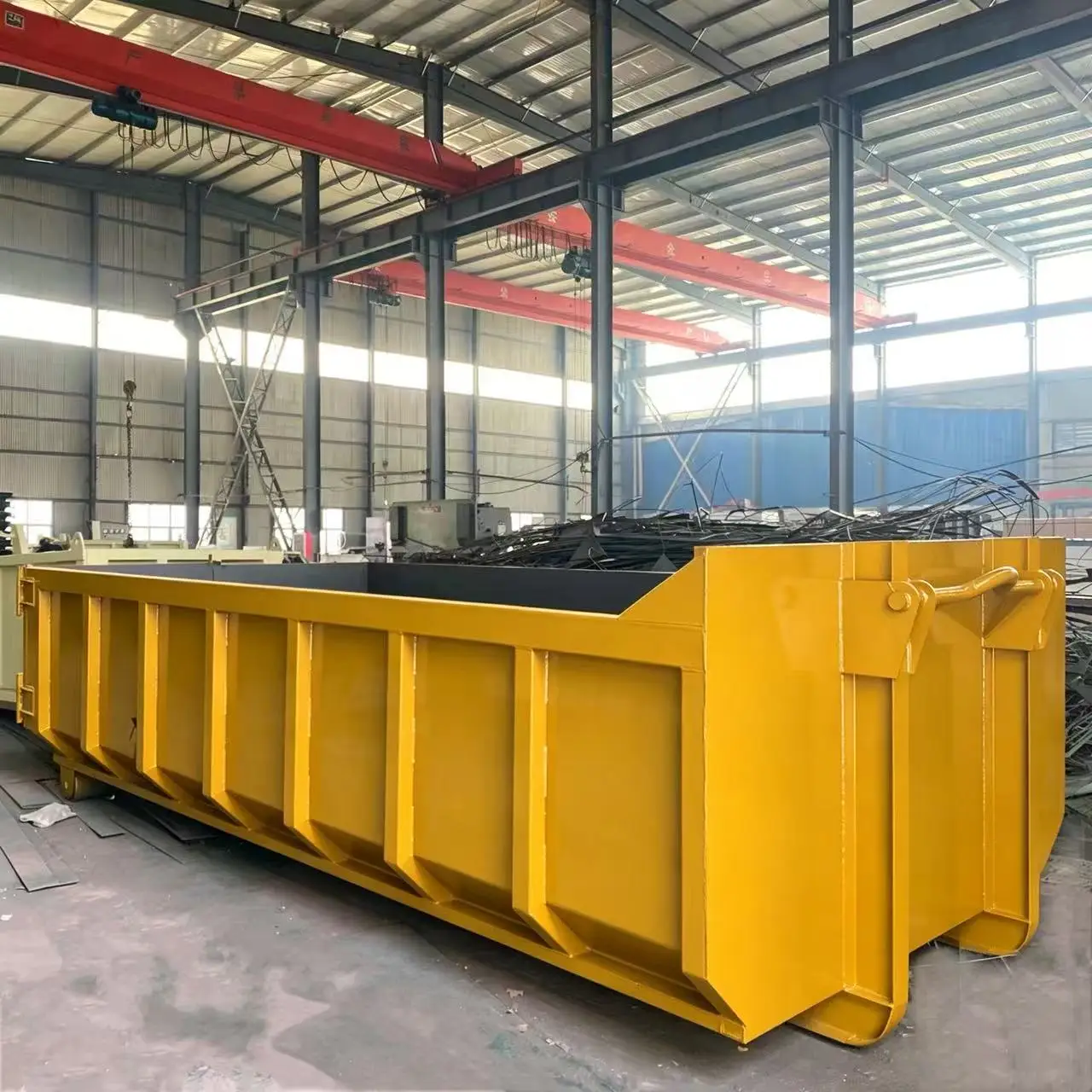 Factory Supply Q235 Customize Hook Lift Trailer Body Waste Collection Container Dumpster Hook Lift Dumpster
