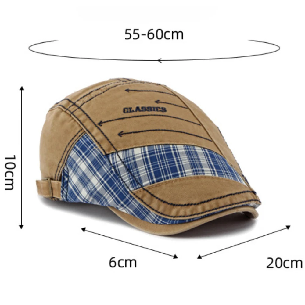 HT5143 Baskenmützen für Männer und Frauen Vintage Künstler Maler Baskenmütze Unisex Verstellbare Ivy Flachmütze 2026 Neue Frühling Sommer Herbst Baskenmütze – Detail 1