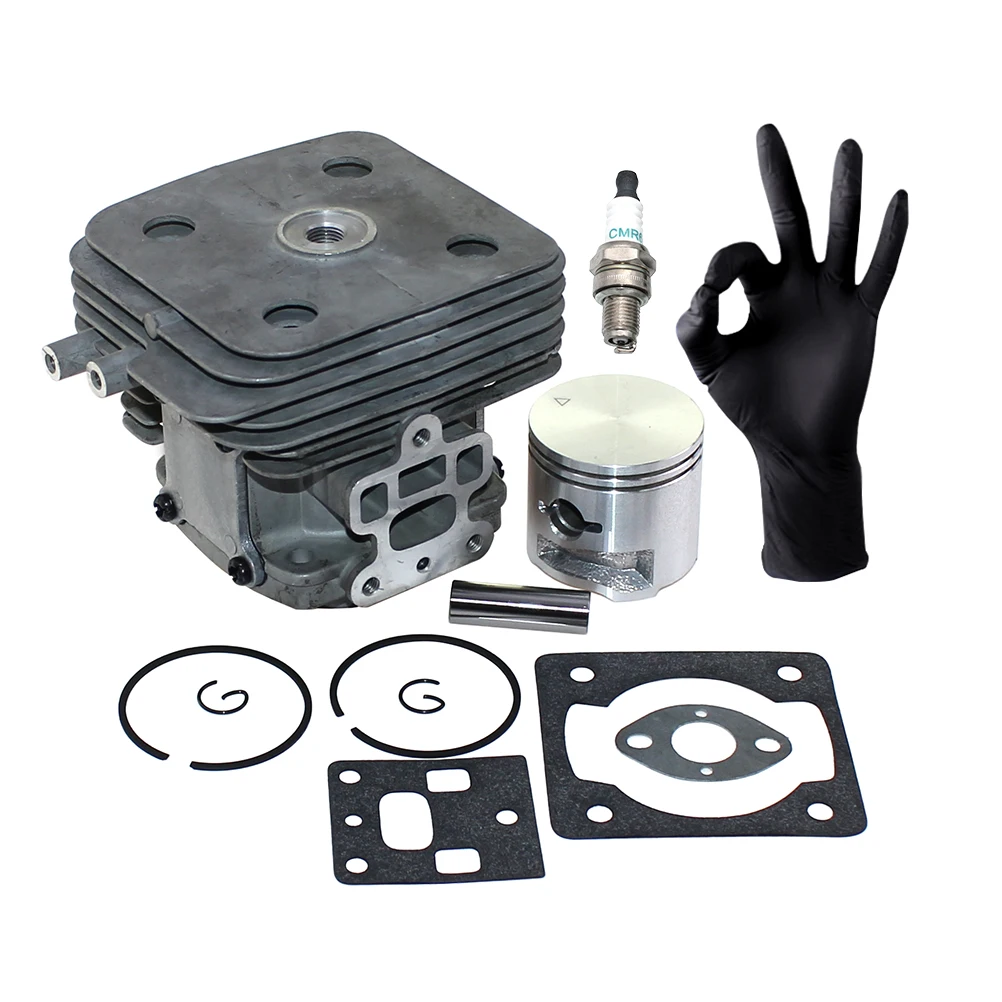 Cylinder Piston Kit For Husqvarna 253R 253RJ 253RB 553RBX 553RS 34303 35304 521634201,582898301, 528774001.