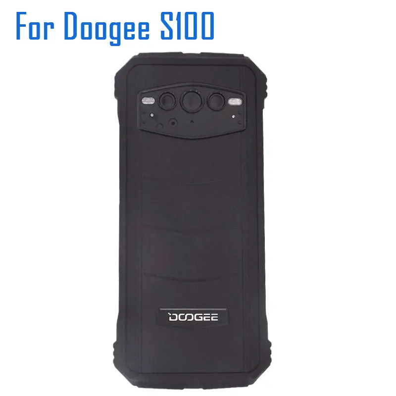 New Original DOOGEE S100 Battery Cover Back Cover Case With Receiver Fingerprint Side Volume Custom FPC For DOOGEE S100 Phone