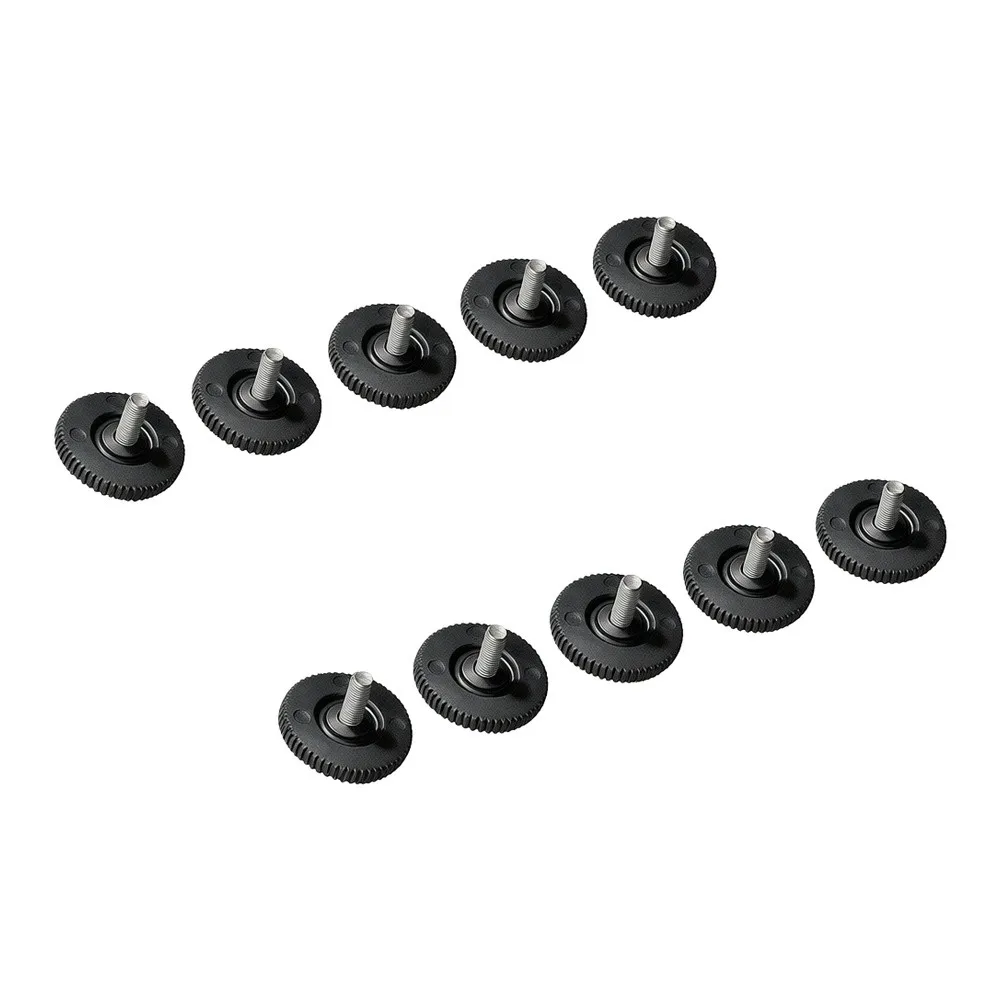 Gym Rack Leveling Feet 50 Mm Base With 10 X 35 Mm Threaded Gym Machine Feet Uneven Floor Correction Noise Reduction Design