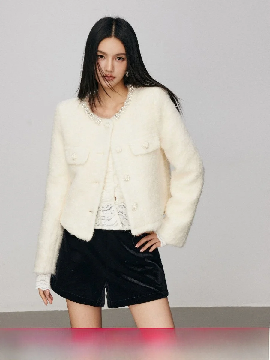 

Женский модный топ Chill Zoe Pearl с круглым вырезом, маленький размер, весна 2026, новинка