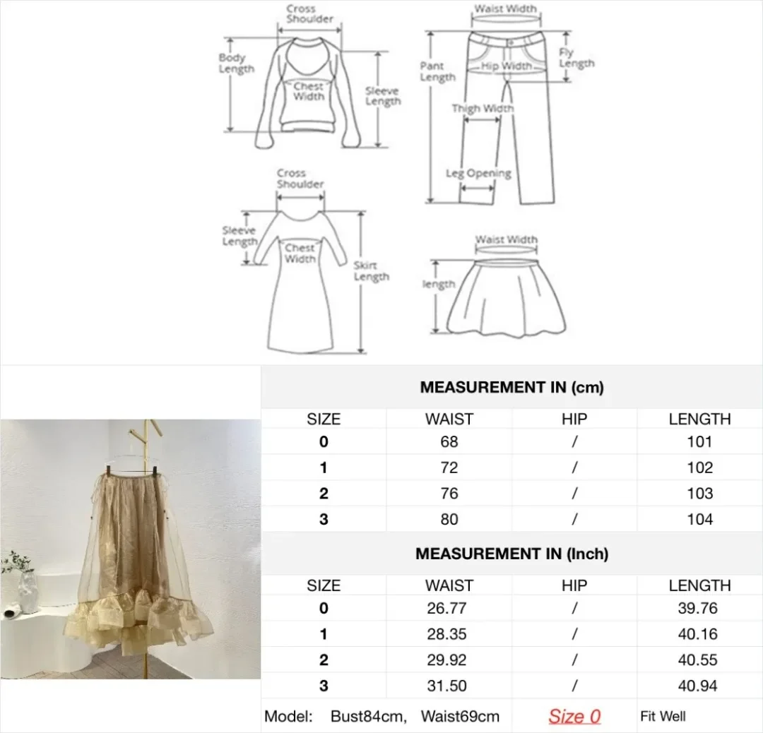 2025 New High Quality Photo Color Ruffles Pleat Irregular Hem Women Skirt Elegant Dresses