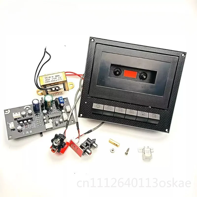 TA7668 Stereo Tape Recorder Head Front Amplification Board DIY Kit, Card Base Recorder