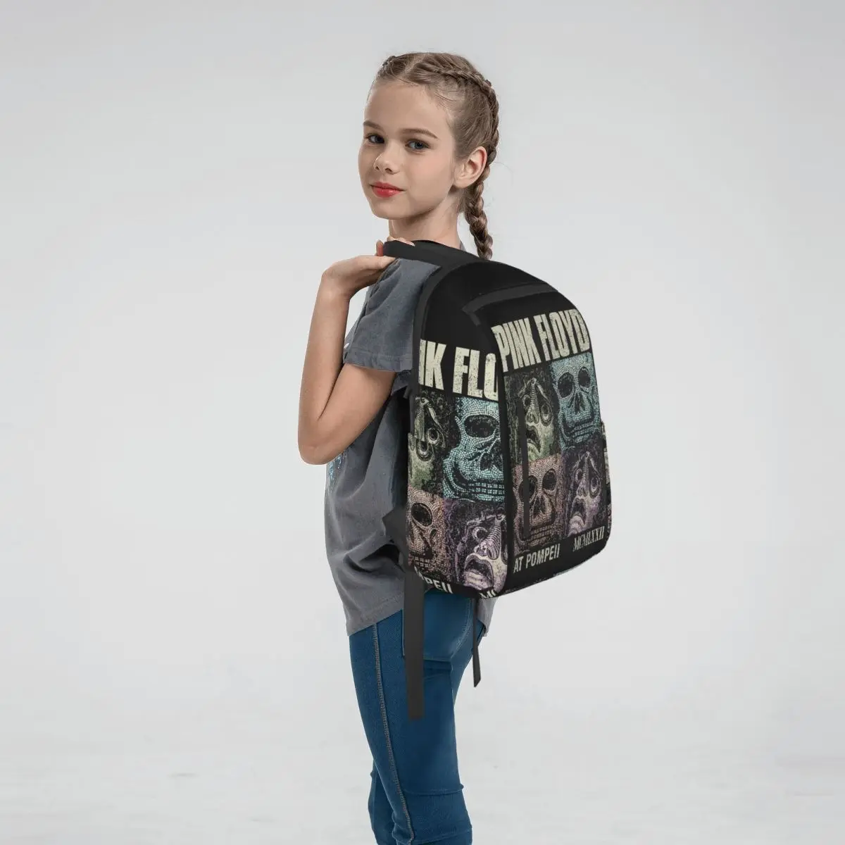Pink Floyd Live At Pompeii Memento Mori Backpack Large Capacity Boys Girls BookBag School Bag Shoulder Bags for Men Women