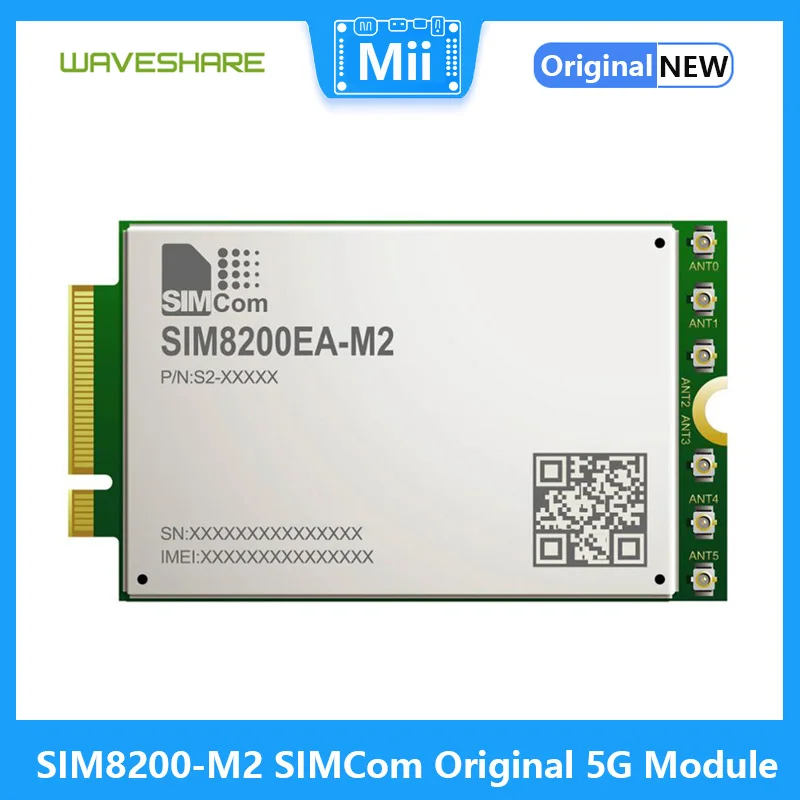 

SIM8200-M2 SIMCom Original 5G Module, M.2 Form Factor, High Throughput Data Communication