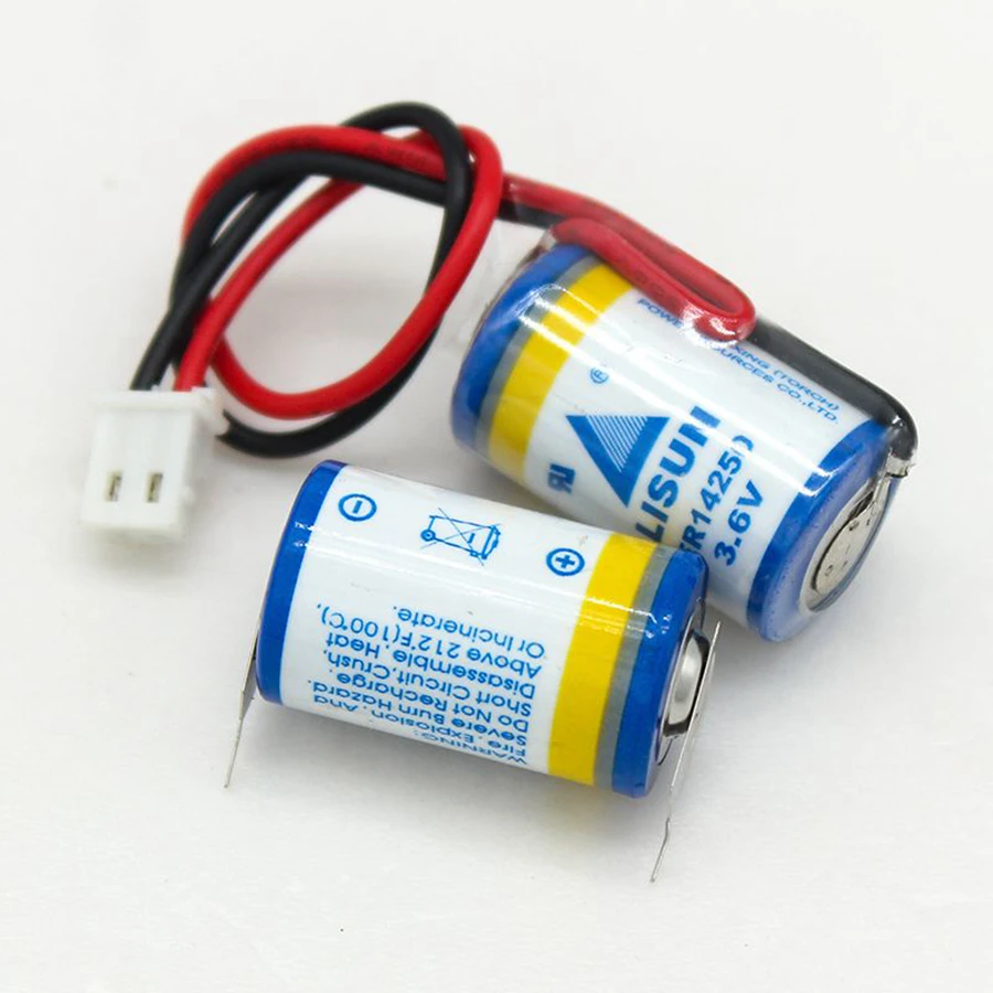 2Pcs/Lot ER14250 3.6V 1/2AA PLC CNC Non-rechargeable Lithium Battery