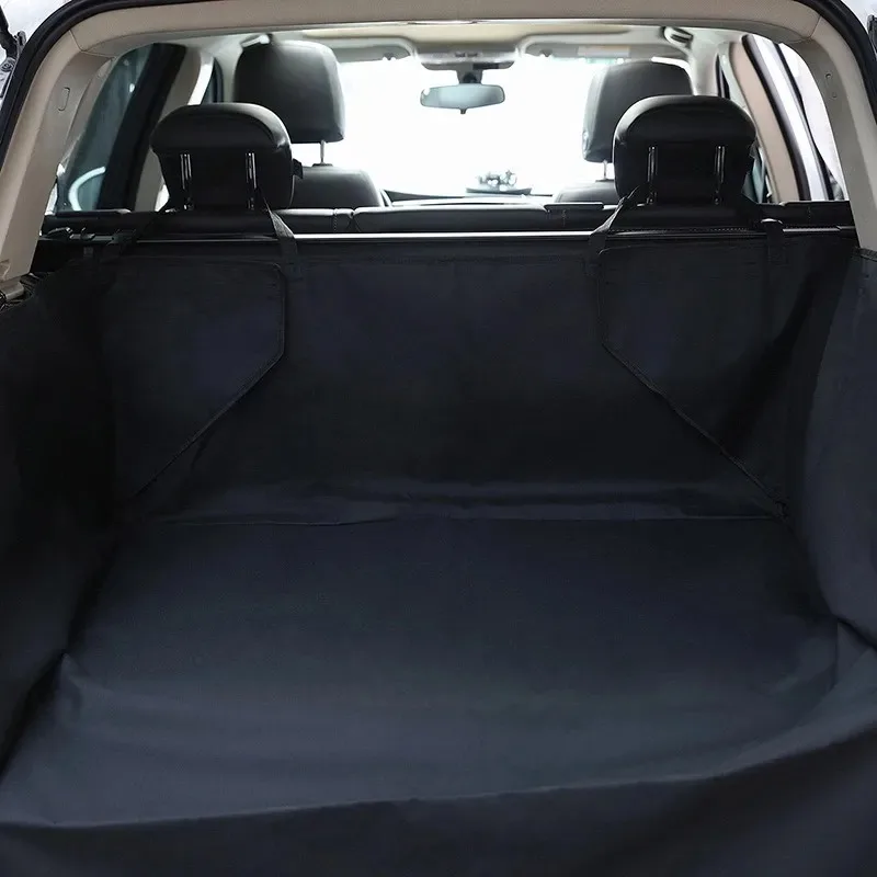 Luxury Pet Car Cover Waterproof Dog Trunk Mat Cargo Liner Cover Car Trunk Protector Back Seat Cover For SUV Pet Carrier YGB01