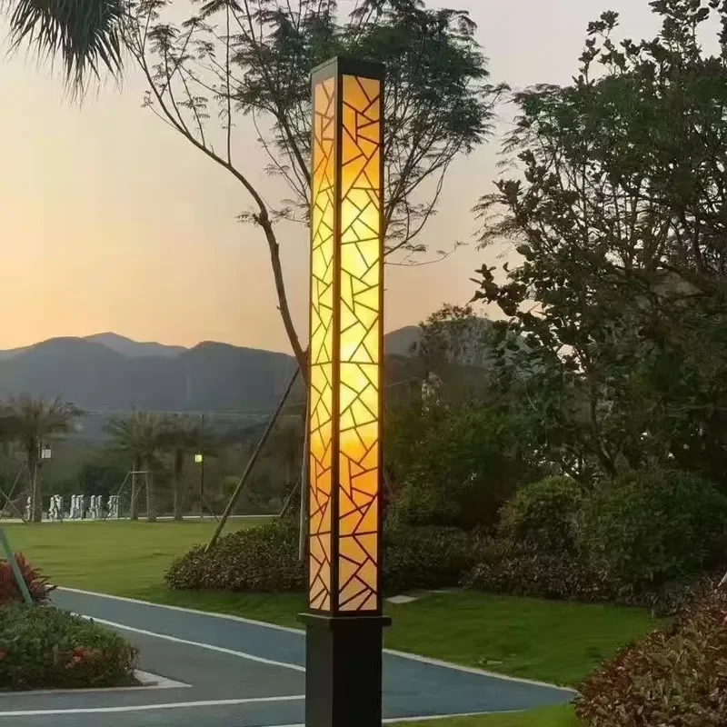 3m Aluminum LED Street Light Outdoor Garden Lamp IP65 Waterproof Solar AC Power Supply Modern Landscape Post Light with