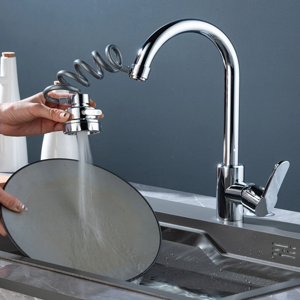 جديد صنبور المطبخ موسع سحب نوع العالمي مهوية الضغط ثلاثة طرق سبلاش برهان تمديد فوهة لحوض الحمام