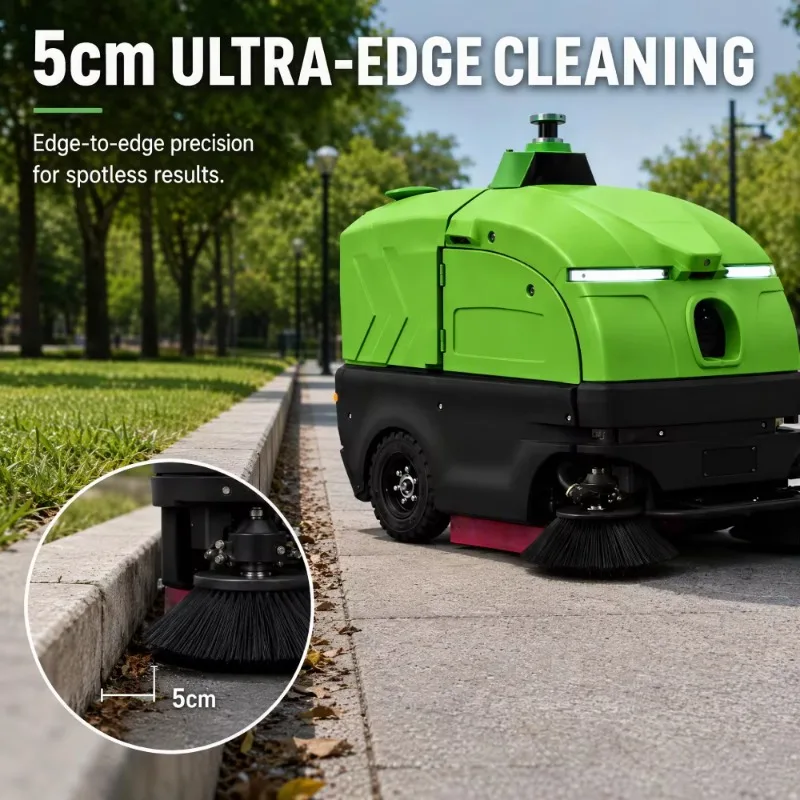 Custom Made Robotic Floor Sweeper Machine Outdoor Commercial Cleaning Robot Road Sweeping for Underground Parking Lot