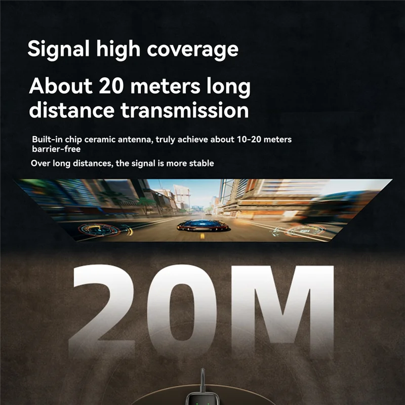 【جديد】HIFI بلوتوث 5.2 محول الصوت 3.5 ملم Aux مشغل إرسال استقبال الموسيقى اللاسلكي مع ميكروفون لمكبر الصوت PC TV Car